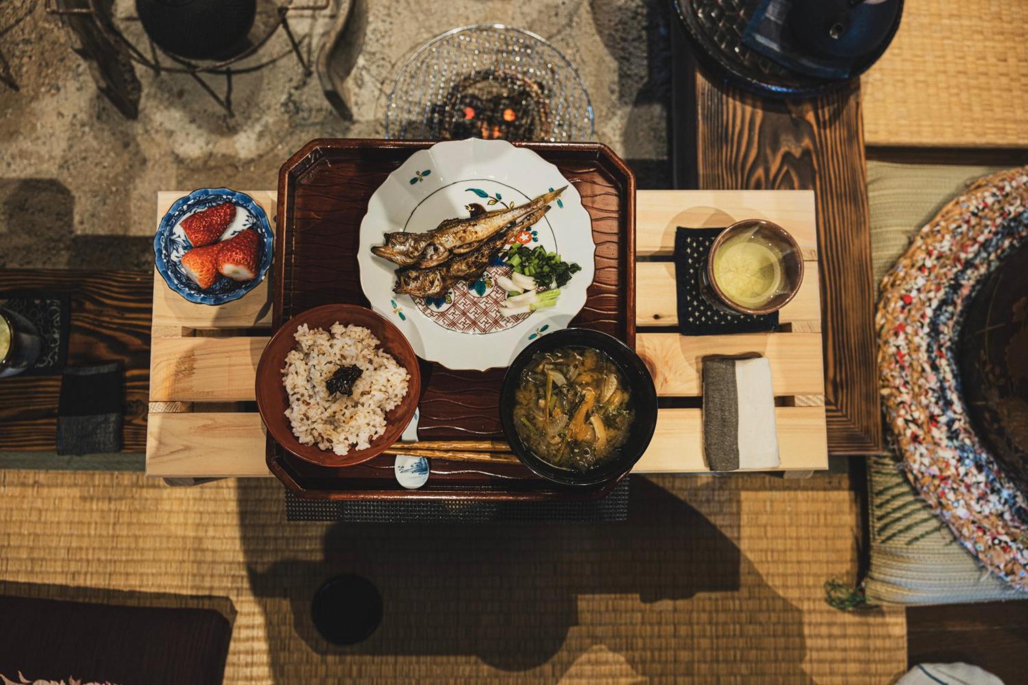 一汁一菜の宿　ちゃぶダイニング Ichiju Issai No Yado Chabu Dining Unforgettable Farmstay Experience In Deep Kyoto Ayabe Eksteriør billede